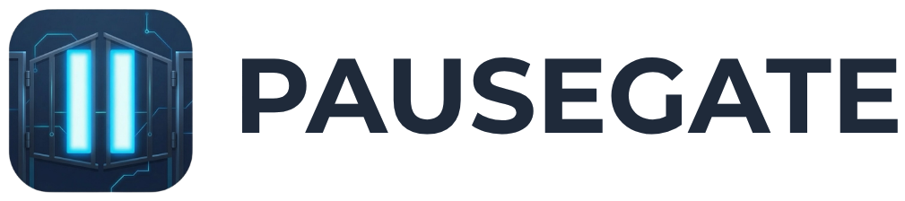 PauseGate wordmark